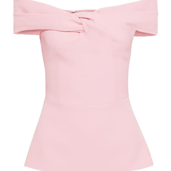 SAFIYAA NWT Peplum top in pink size 40/6–8 $965!! - Picture 1 of 6